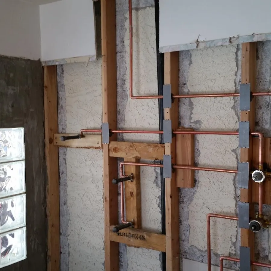 Copper pipe installation for Burst Pipe Repair in Harwinton
